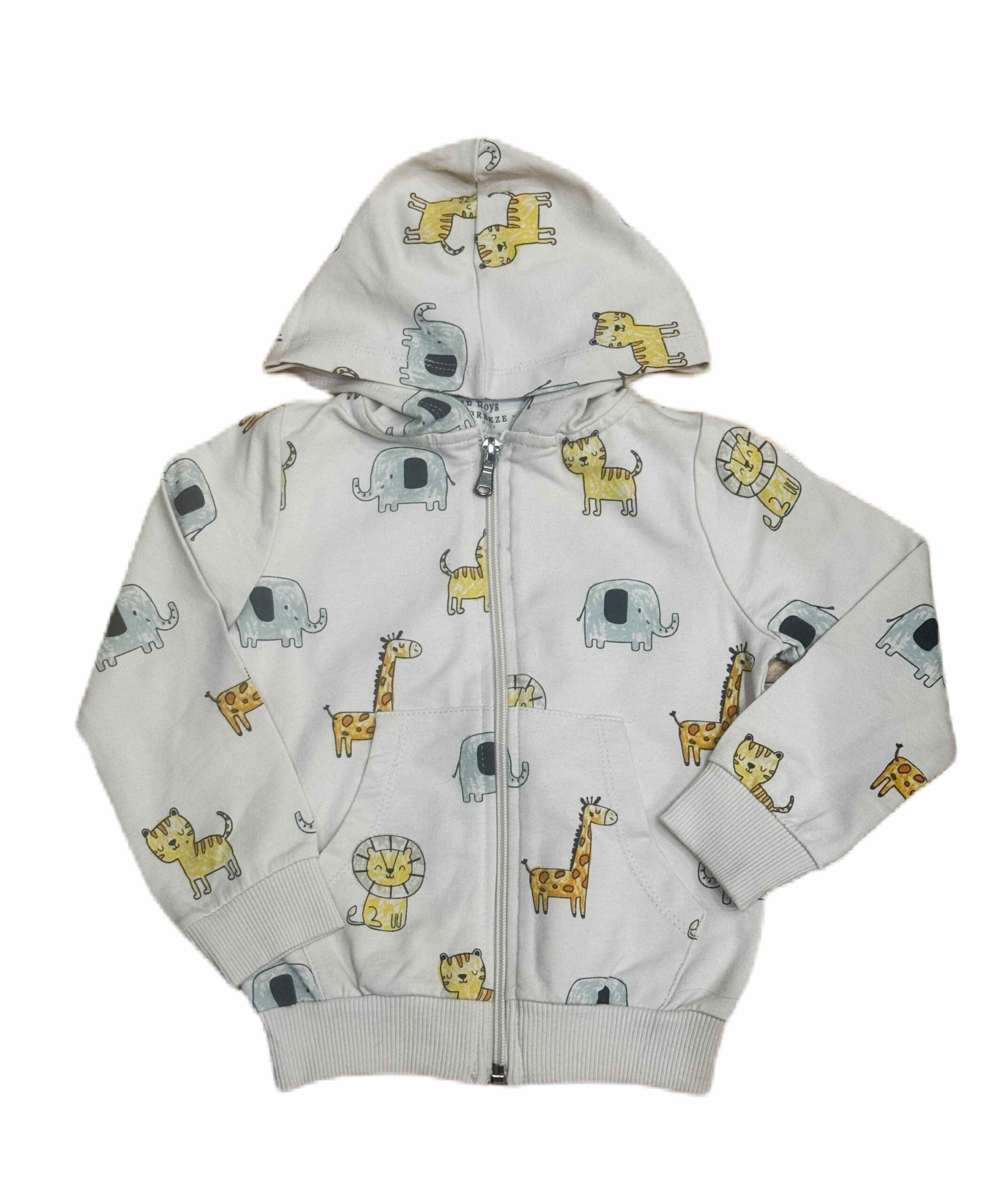 Детски суитшърт за момче с диви животни