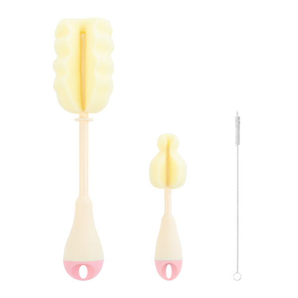 Четки за почистване на шишета 3 бр Pinkin stock