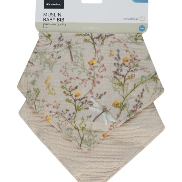 Комплект 2 бр муселинов лигавник Secret Garden Beigein stock