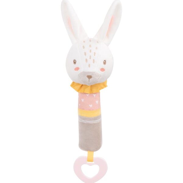 Играчка пискун с гризалка Rabbits in Lovein stock