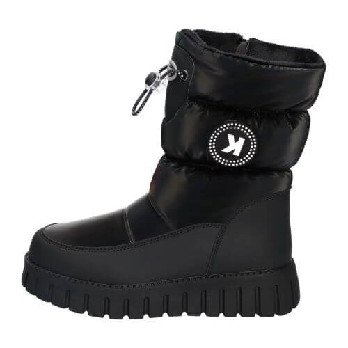 Черни пухкави ботуши за сняг American Club XD172