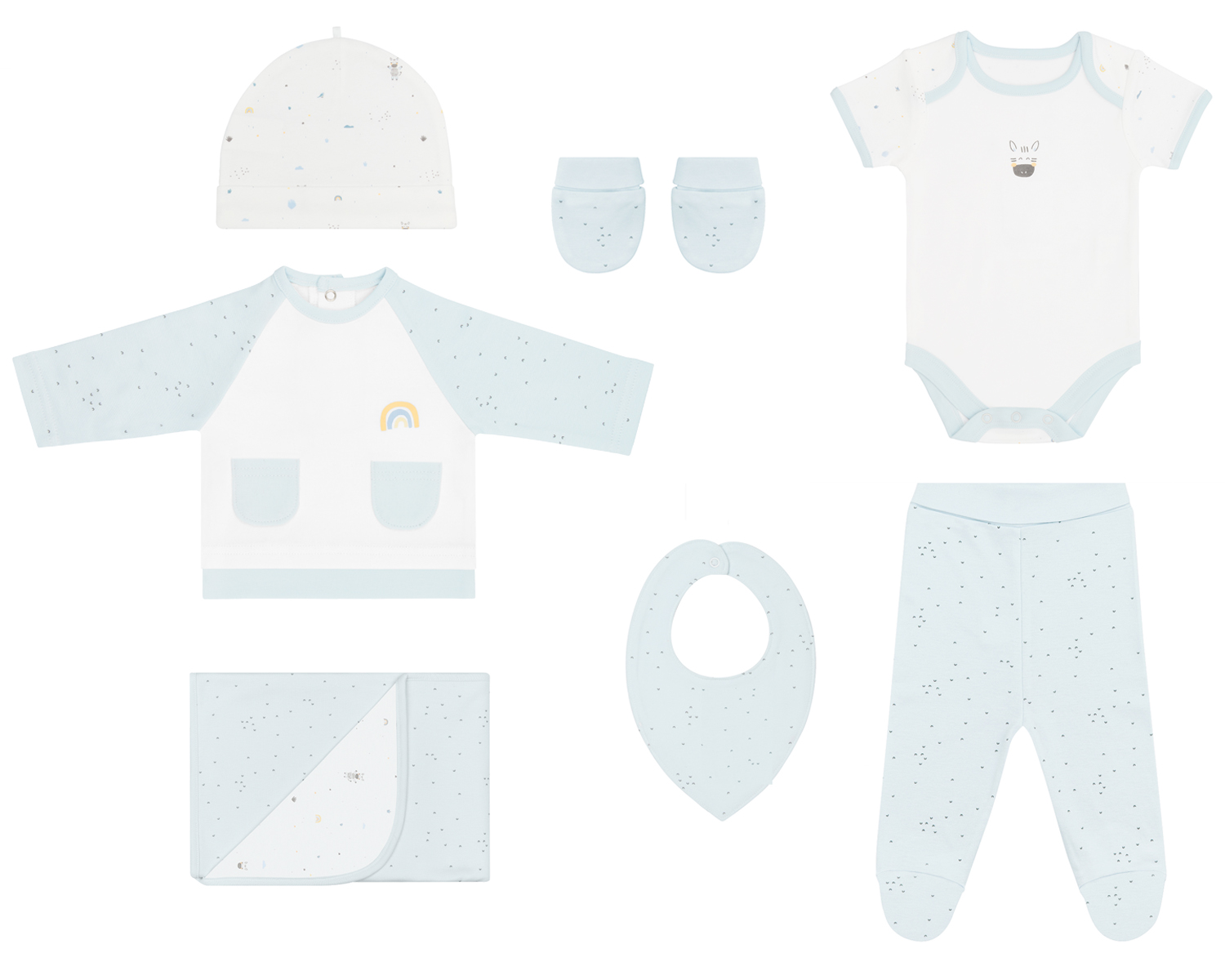 Комплект за изписване 7 части Stripy Friendsin stock