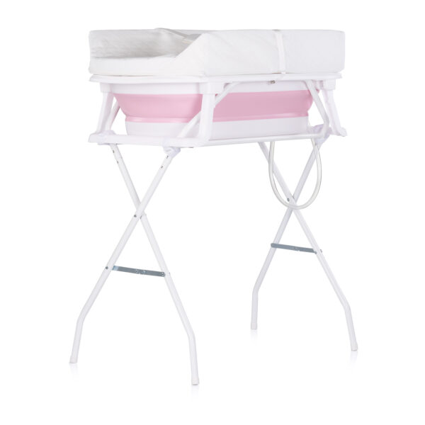 Вана със стойка и подложка"Соната"розова