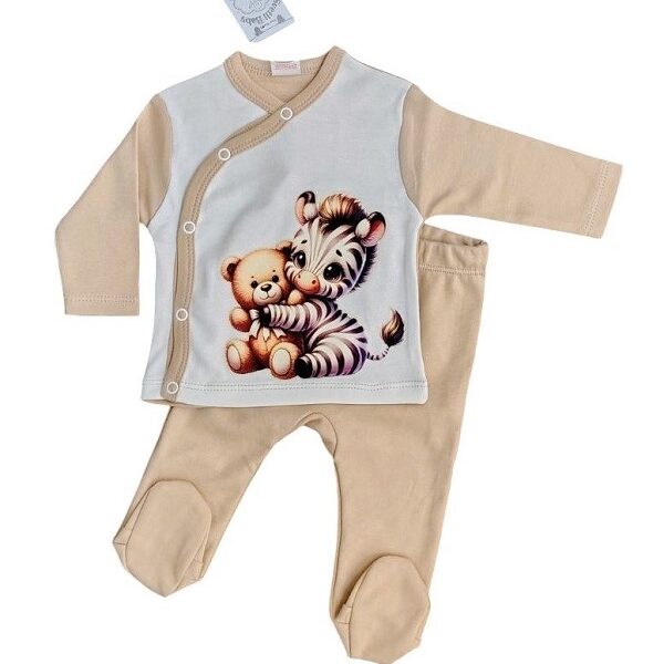 Комплект с бежови ританки 1