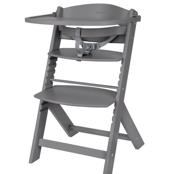 Дървен стол за храненe Nordy Dark Greyin stock