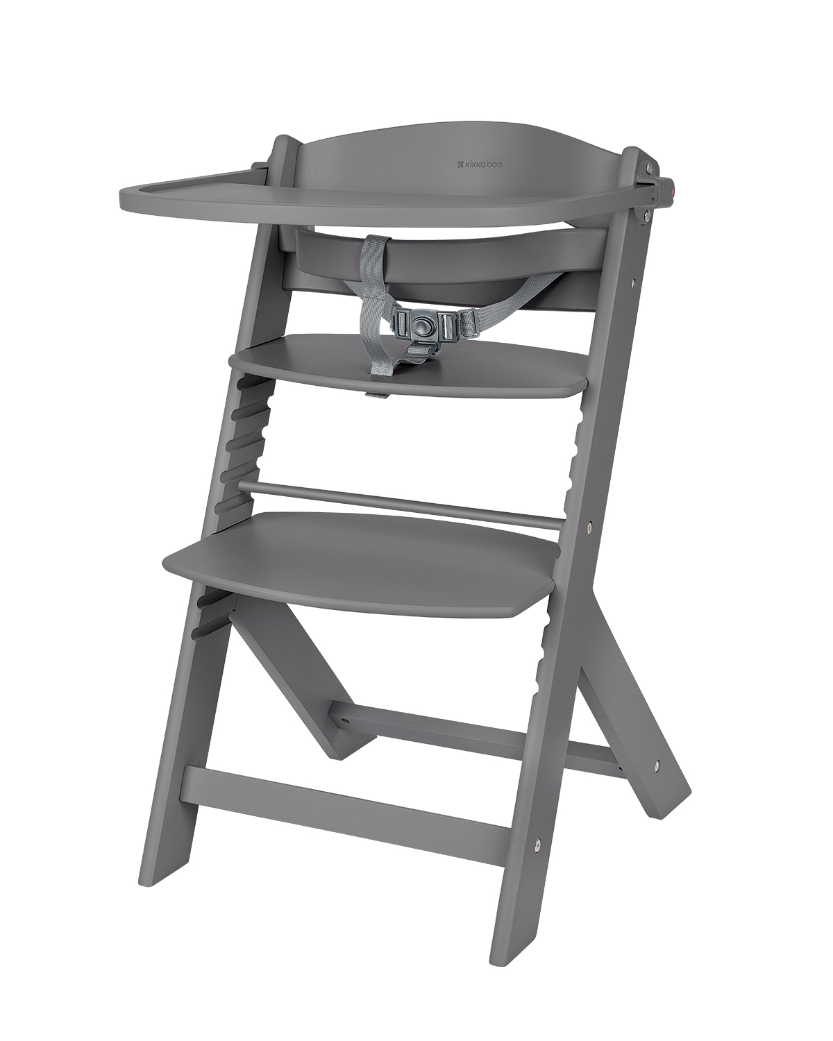 Дървен стол за храненe Nordy Dark Greyin stock