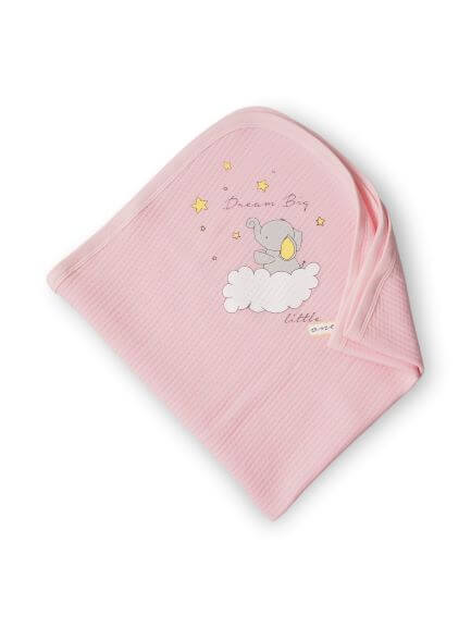 Розова бебешка пелена Morismo