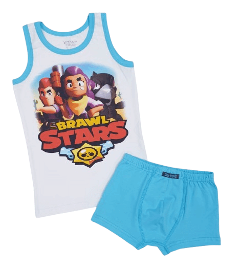 Комплект детско бельо за момче Brawl Stars