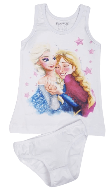 Детски комплект бельо Елза и Анна