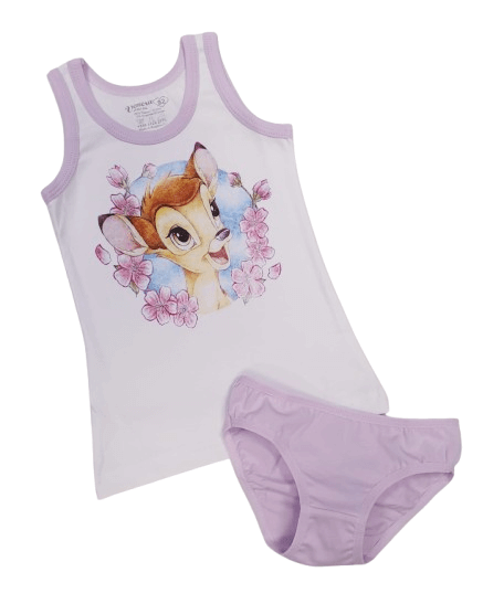 Kомплект детско бельо за момиче сърничката Бамби