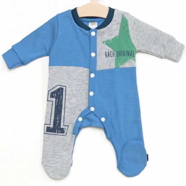 Бебешки гащеризон за момче в синьо * RACH