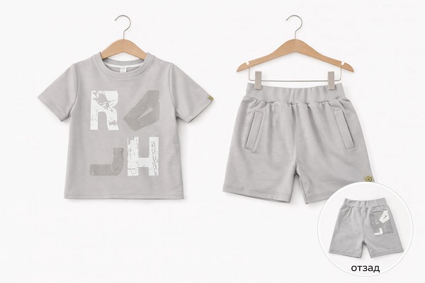 Рач комплект букви сиво