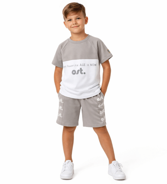 Детски летен комплект в светло бежов цвят RACH