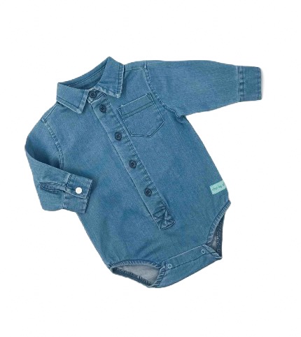 RACH Дънково боди ризка