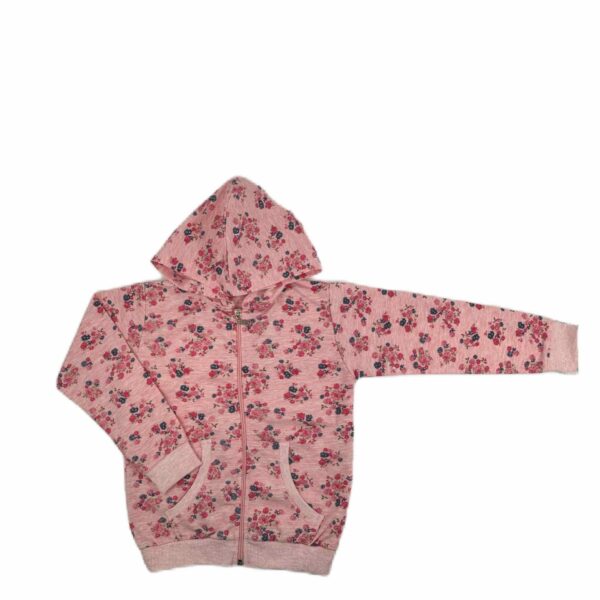 BREEZE Розов суитшърт с цветя