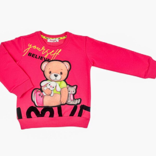 Блуза за момиче с мече