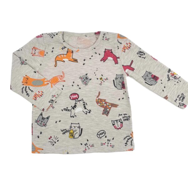 Блузка с котенца