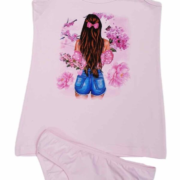 VENERA Комплект бельо момиче с цветя