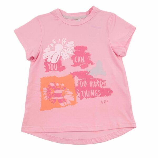 RACH Туника с цветя и надписи