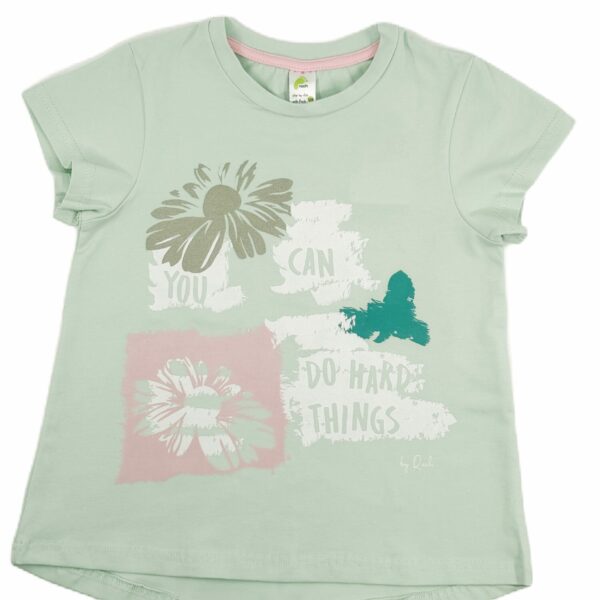 RACH Туника с цветя и надписи