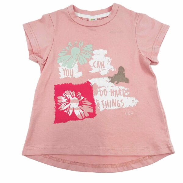 RACH Туника с цветя и надписи