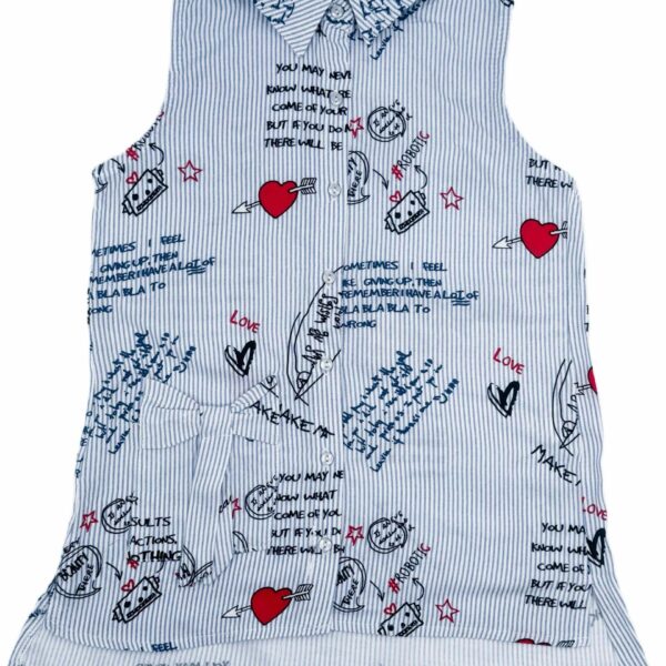 CICHLID Дълга риза без ръкави