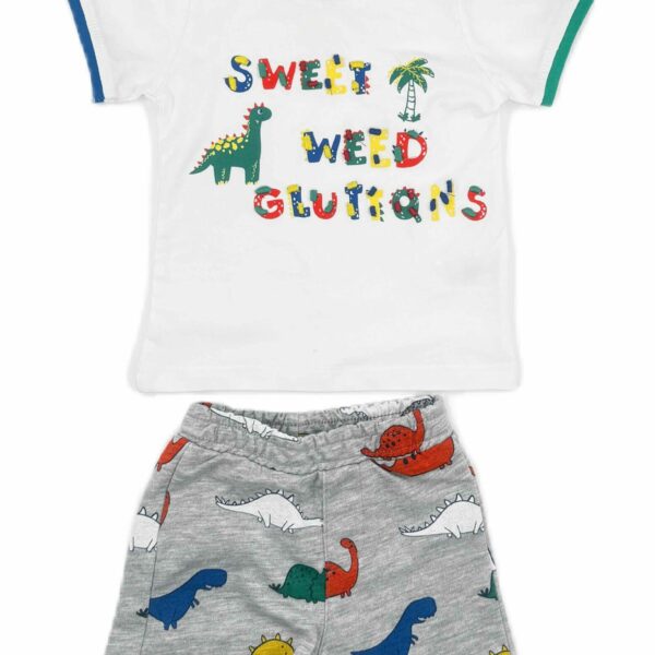 Летен комплект с палма и надписи