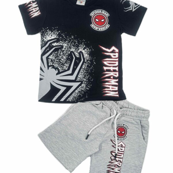 Черен комплект със Спайдърмен