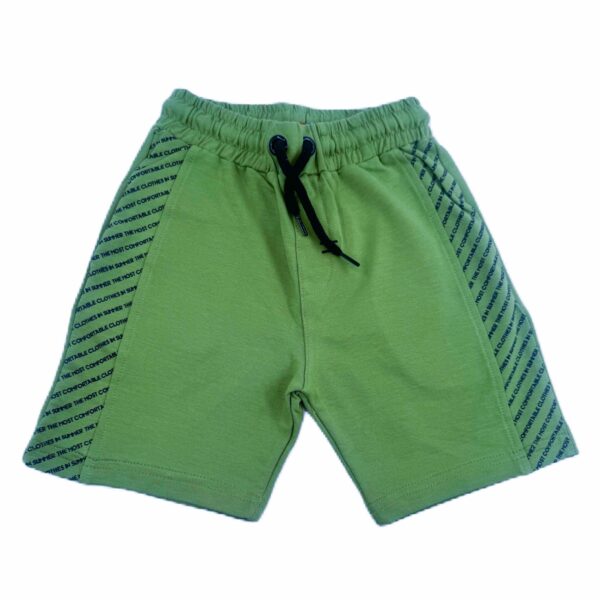 MACKAYS Зелени къси панталони с надписи