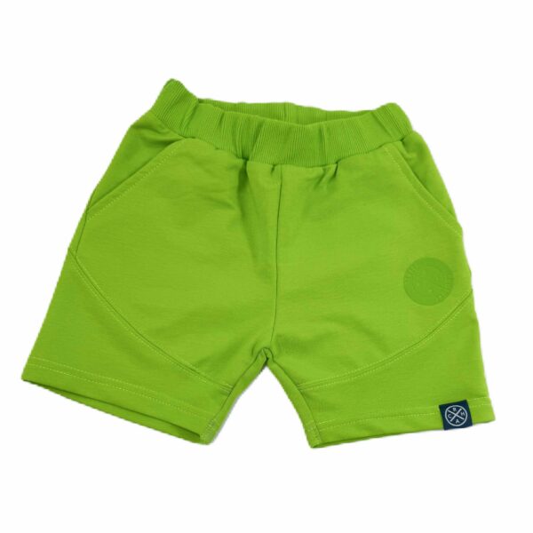 RACH Неоново зелени къси панталонки с джобчета