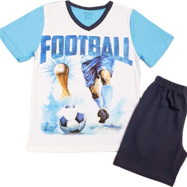 Детска лятна пижама за момче "FOOTBALL"