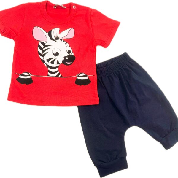Детски летен комплект със Зебра