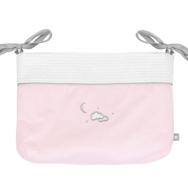 Кош за памперси с връзки Dream Big Pinkin stock