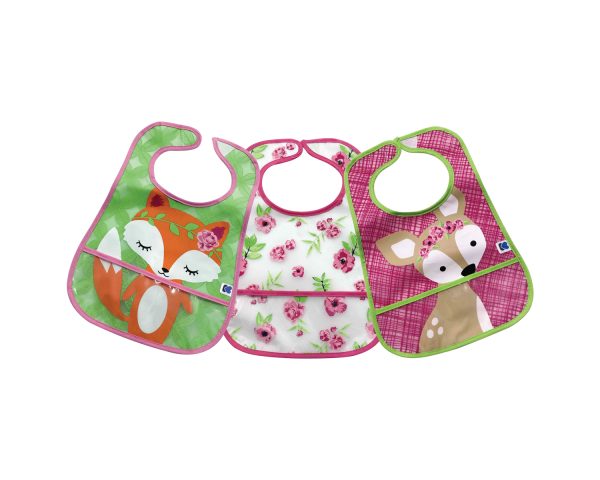 Лигавник с джоб непромокаем хавлиен 3бр. Fox Flowers Deerout of stock