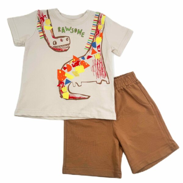 Детски летен комплект с динозавър MACKAYS