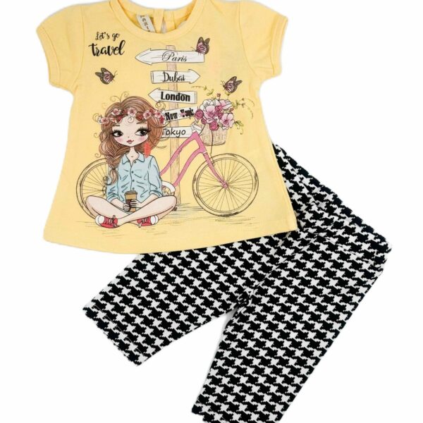 Летен комплект за момиче "Пътешествие"