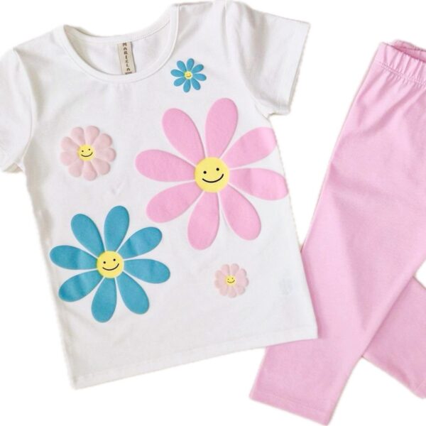 Детски комплект на MARIELA "Усмихнати цветенца"