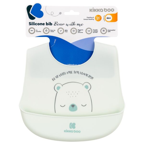 който събира остатъците от храната и ефективно предпазва детските дрехи от замърсяване;• Интересен дизайн;• Изработен от мек силикон;• Лесно почистване и практично закопчаване на няколко степени; • Подходящ за деца 4+ месеца;• Без BPA. Размери:- Продукт: 23x1.8x32 см / 0.08 кг- Опаковка: 23.5x1.8x30 см / 0.09 кг- Вътрешна кутия: 33x24x7.5 см / 1.3 кг / 12 бр/кашон- Кашон: 49.5x34.5x50 см / 16 кг / 144 бр/кашон 