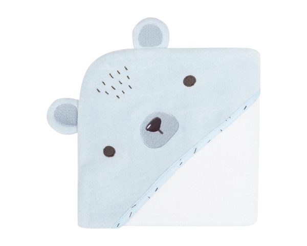 Хавлия с качулка 90/90см Bear with me Blueout of stock