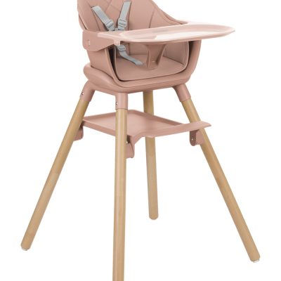 Стол за хранене 2в1 Woody Pink 2024in stock