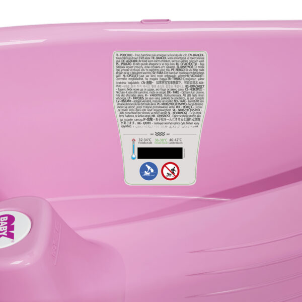 "Onda Baby" shower baby bath pink 14