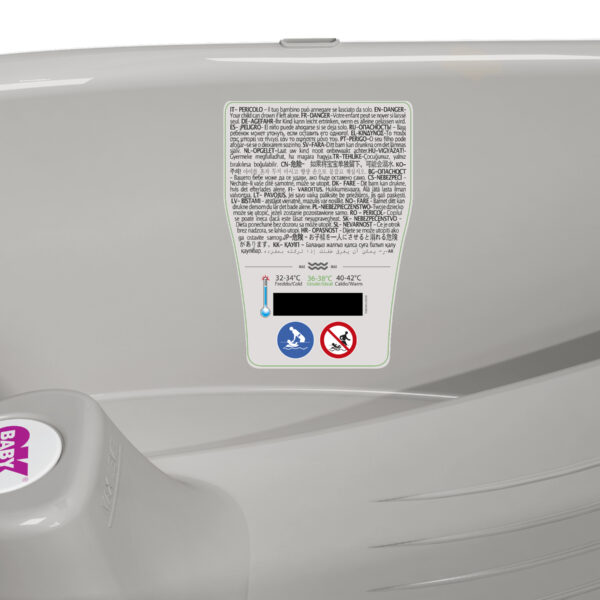 "Onda Baby" shower baby bath grey 23