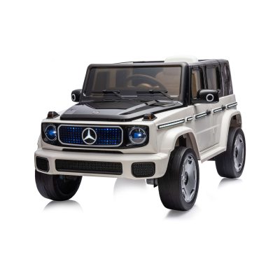Eл. джип Mercedes EQG бял EVA