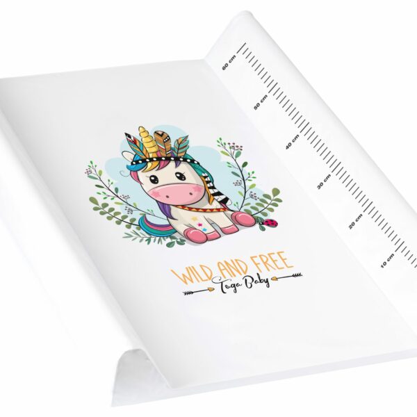 Подложка за повиване "WILD & FREE" еднор