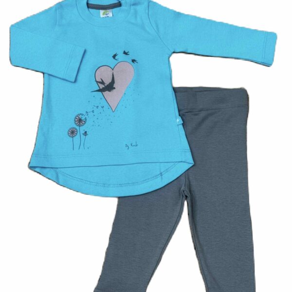 RACH Детски комплект за момиче със сърце