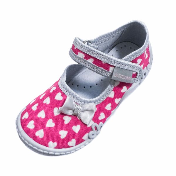 Розови детски пантофи на сърчица ViGGaMi