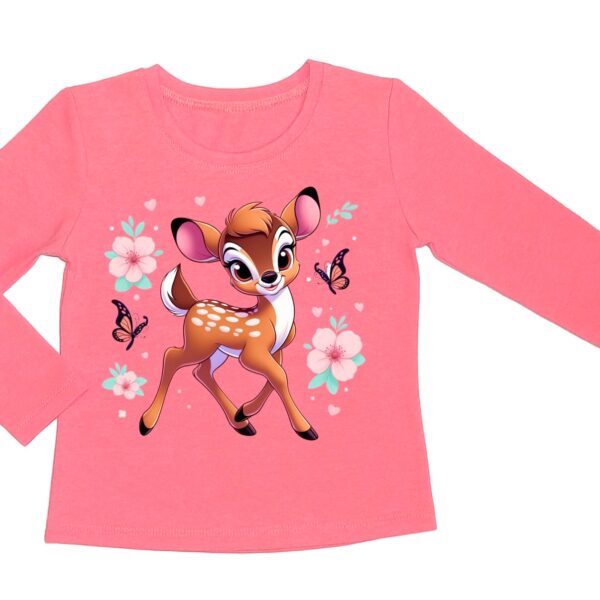 MARIELA Оранжева бебешка блуза със сърничка