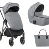 Комбинирана количка 2в1 с кош за новородено Thea Grey 2024in stock