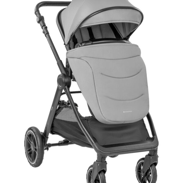 Комбинирана количка 3в1 с кош за новородено Ava Greyin stock