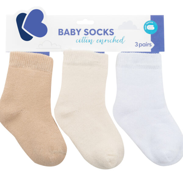 Бебешки термо чорапи Beige 2-3гin stock